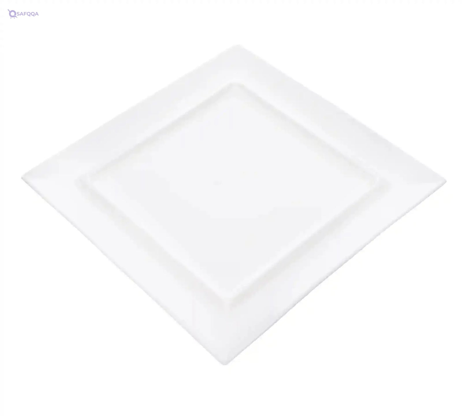 Tunisie Porcelaine Moonscape Square Plate For Home Uses, Restaurants & Hotels, 28Cm Dishwasher and microwave safe - Safqqa
