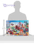 BanBao Fire Station Building Blocks Set with Fire Rescue Tower, Fire Ladder Truck, and Robot Kits - 1081 Pieces (Model: B7130) - Safqqa Egypt