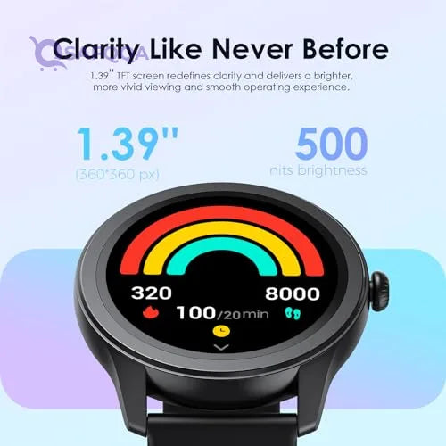 Oraimo Watch 2R Bluetooth Calling Smart Watch for Men and Women,1.39