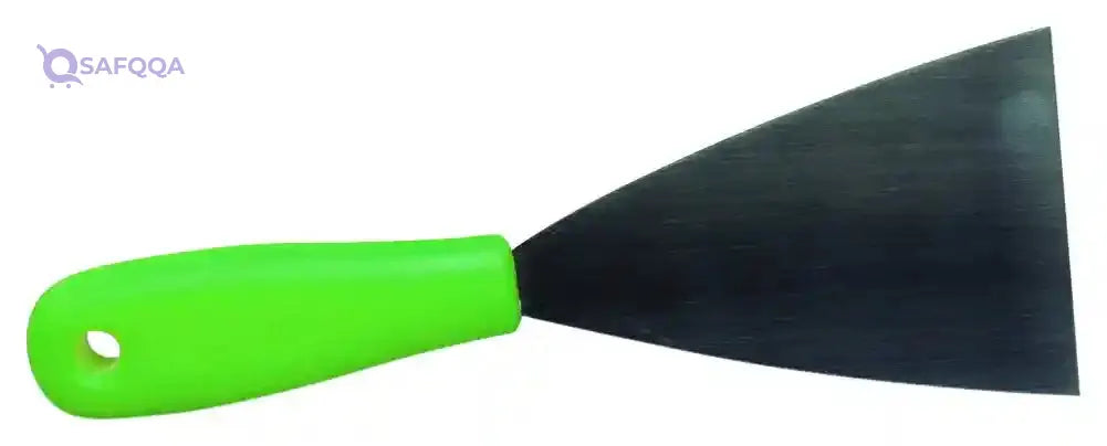 Maya Stainless Steel Spatula with PP Handle Stiff (80 mm) Green 88082 - Safqqa Egypt