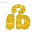 Foil Large Shiny Balloon Can Fills With Air Or Helium High Quality Materials Specially Made For Engagement Decoration Set Of 8 Pieces - Silver - Safqqa