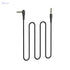 Hoco UPA14-3.5mm To 3.5mm Auxiliary Cable (Length = 1M), Compatible with Mobile, Tablet, iPhone, Samusng, Xiaomi, Oppo, Huawei - Black - Safqqa