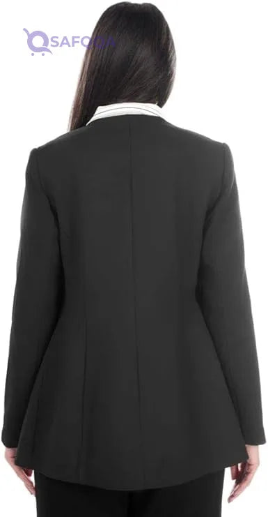 BELLA DONNA Women's Crepe Tailored Jacket (S22FJ31X) - Safqqa