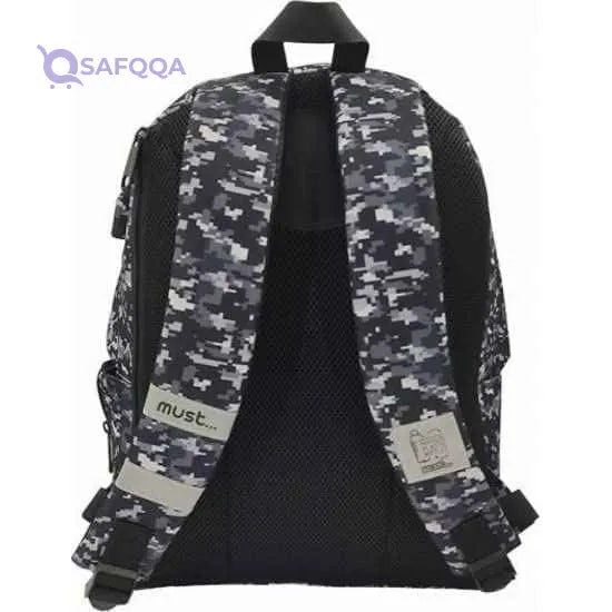 MUST Backpack Monochrome RPET Army - Safqqa