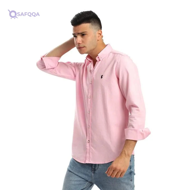 White Rabbit Shirt For Mens Comfortable fit suitable for all-day wear - Safqqa