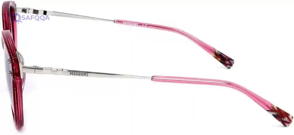 MIS 0026/S 2R0 Sunglasses – Fuchsia Pattern, Metal - Safqqa