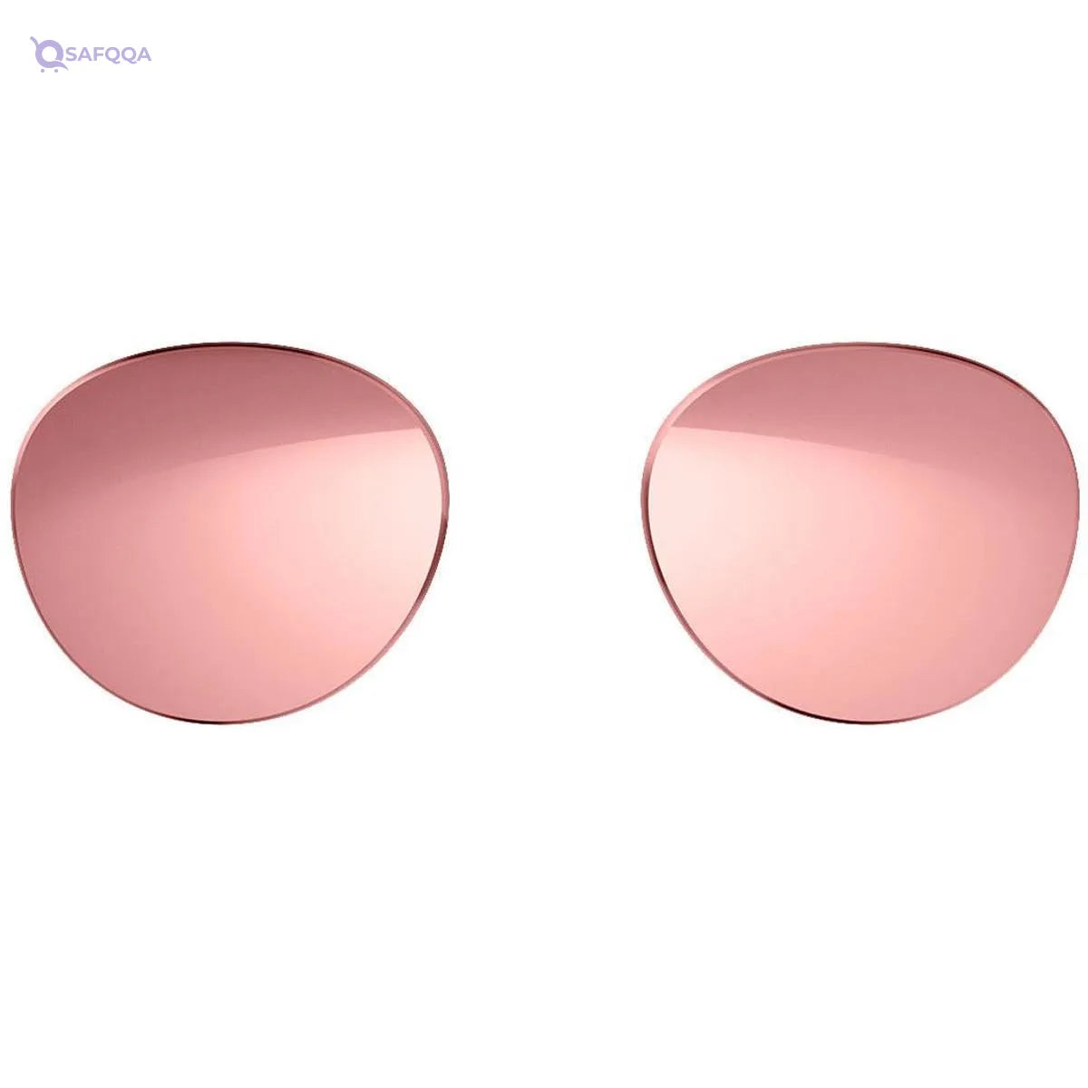 Bose Frames Lens Collection – Mirrored Rose Gold Rondo Style, Polarized (Medium) - Safqqa