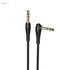 Hoco UPA14-3.5mm To 3.5mm Auxiliary Cable (Length = 1M), Compatible with Mobile, Tablet, iPhone, Samusng, Xiaomi, Oppo, Huawei - Black - Safqqa