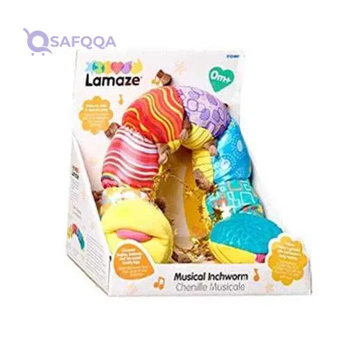 Lamaze Musical Inchworm Stuffed Animal Toy - LC27107 - Safqqa
