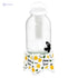 Herevin Beverage Dispenser with Stand with Infuser, 5 Liter Capacity, White - Safqqa