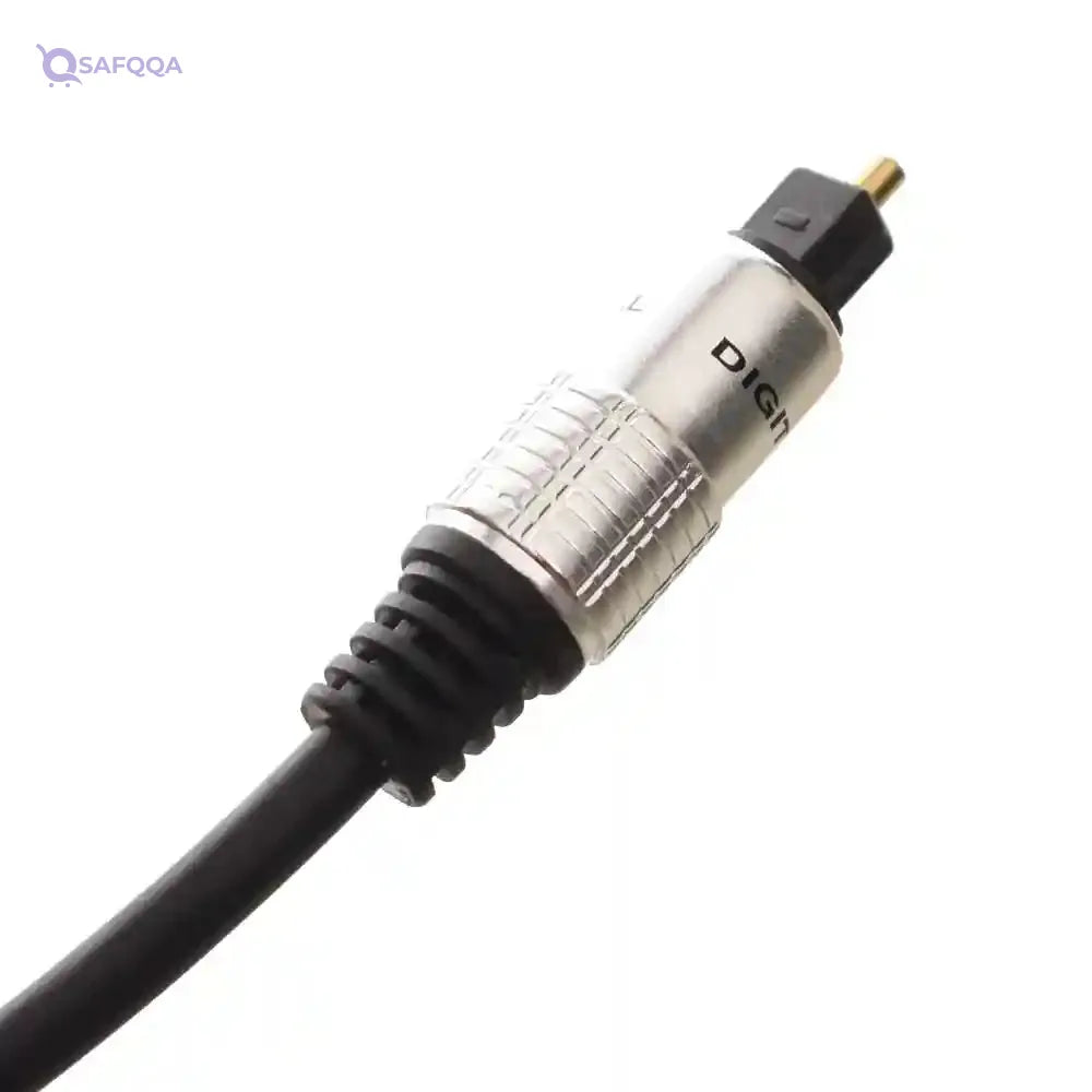 Point Cable audio digital fiber optical toslink - black - Safqqa