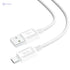 Hoco X73 - Charging And Data Transmittion Cable (2.4A -1M), USB-A To Micro-USB Plug, Compatible With Samsung Huawei Xiaomi Oppo - White - Safqqa