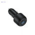 Powerology Charger In Car 130W X2 PD Port & X1 Q.C Port - Black - Safqqa