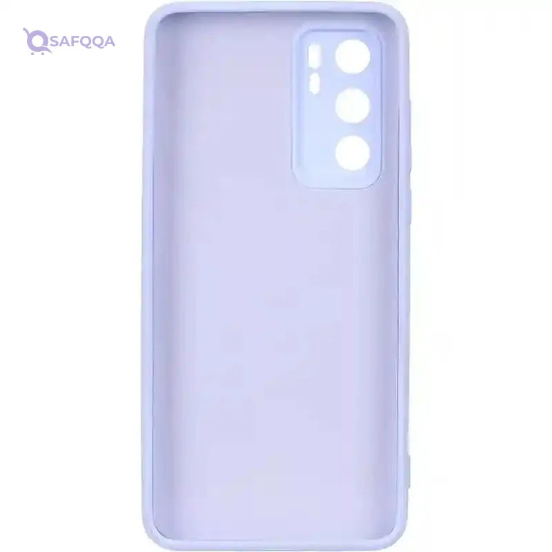 Generic Silicone Phone Case With Four Angles Protection Edges And Modern Design For Huawei P40 6.1 Inch - Lavender - Safqqa Egypt