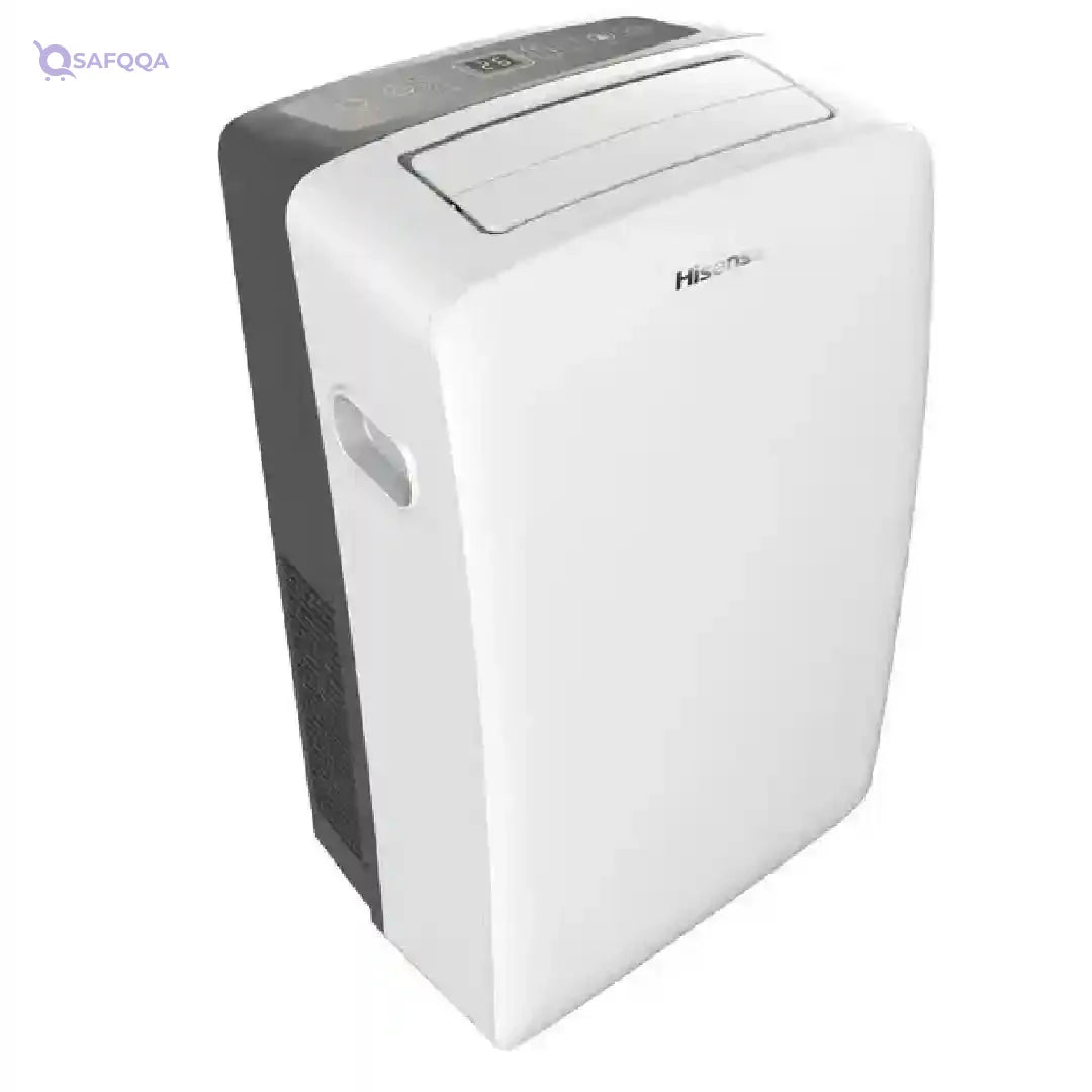 Hisense 12000 BTU Portable Air Conditioner – Heat & Cool, Low Noise, Auto Swing, 360° Universal Wheels - Safqqa Egypt