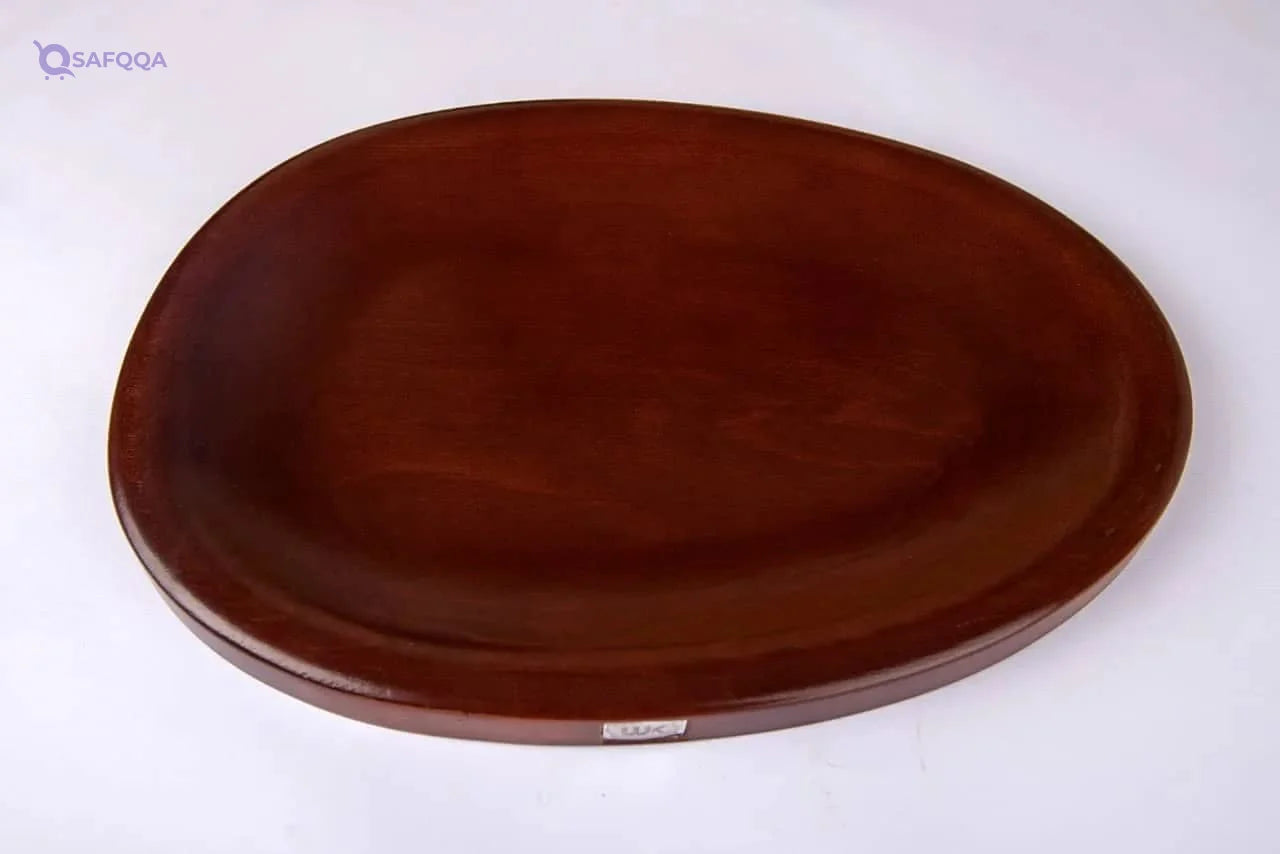 Oval Serving Tray with Bold Rim – Practical & Elegant - Safqqa