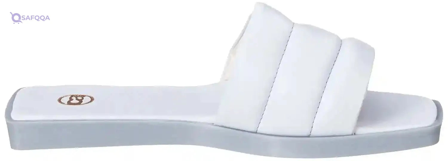 Club Aldo Square-Toe Quilted Strap Slide Slippers For Women - Safqqa Egypt