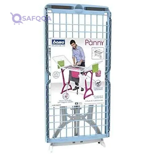 Bama Clothes Drying Rack - Foldable, Light Blue (Made in Italy) - Safqqa