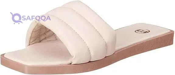 Club Aldo Square-Toe Quilted Strap Slide Slippers For Women - Safqqa Egypt