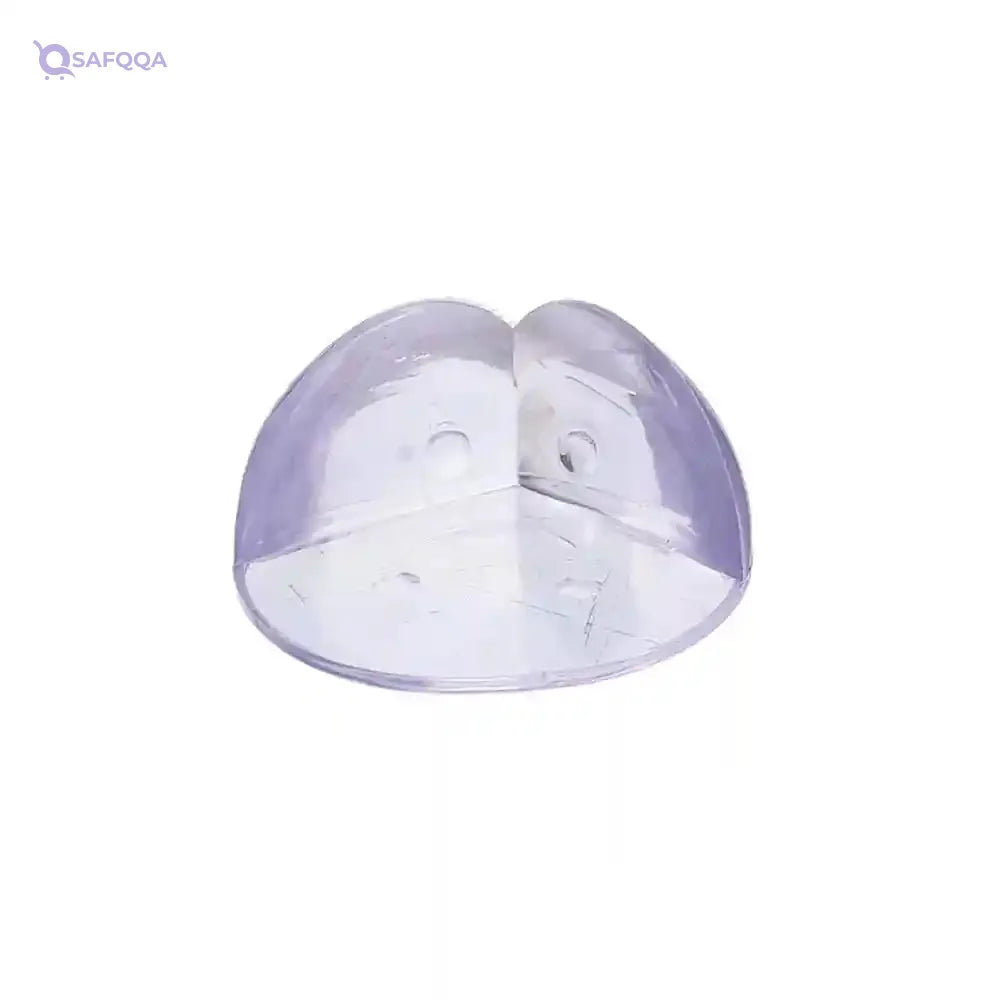 Generic Silicon Multi Purpose Lock Protection Products With Smile Face Design For Baby Safety Set Of 4 Pieces - Clear - Safqqa