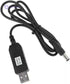 USB Power Cable to Adapter Jack 5.5×2.1mm 5V to 8.4V - Safqqa
