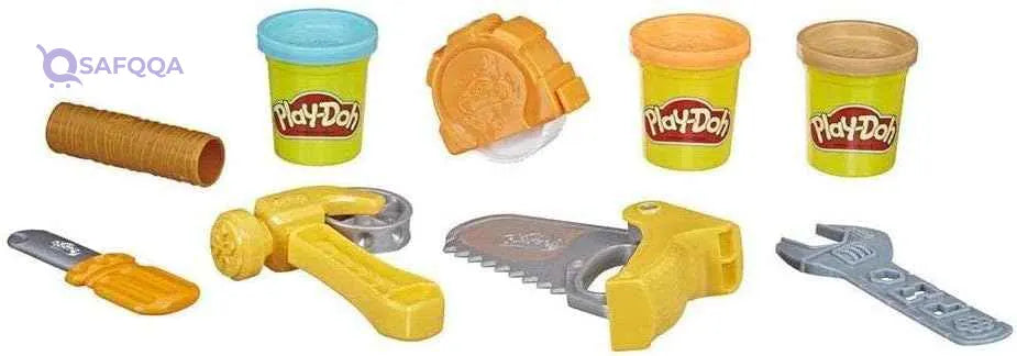 Play-Doh Toolin' Around Toy Tools Set for Kids - Includes 3 Non-Toxic Colors - Safqqa Egypt