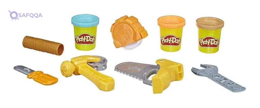 Play-Doh Toolin' Around Toy Tools Set for Kids - Includes 3 Non-Toxic Colors - Safqqa Egypt