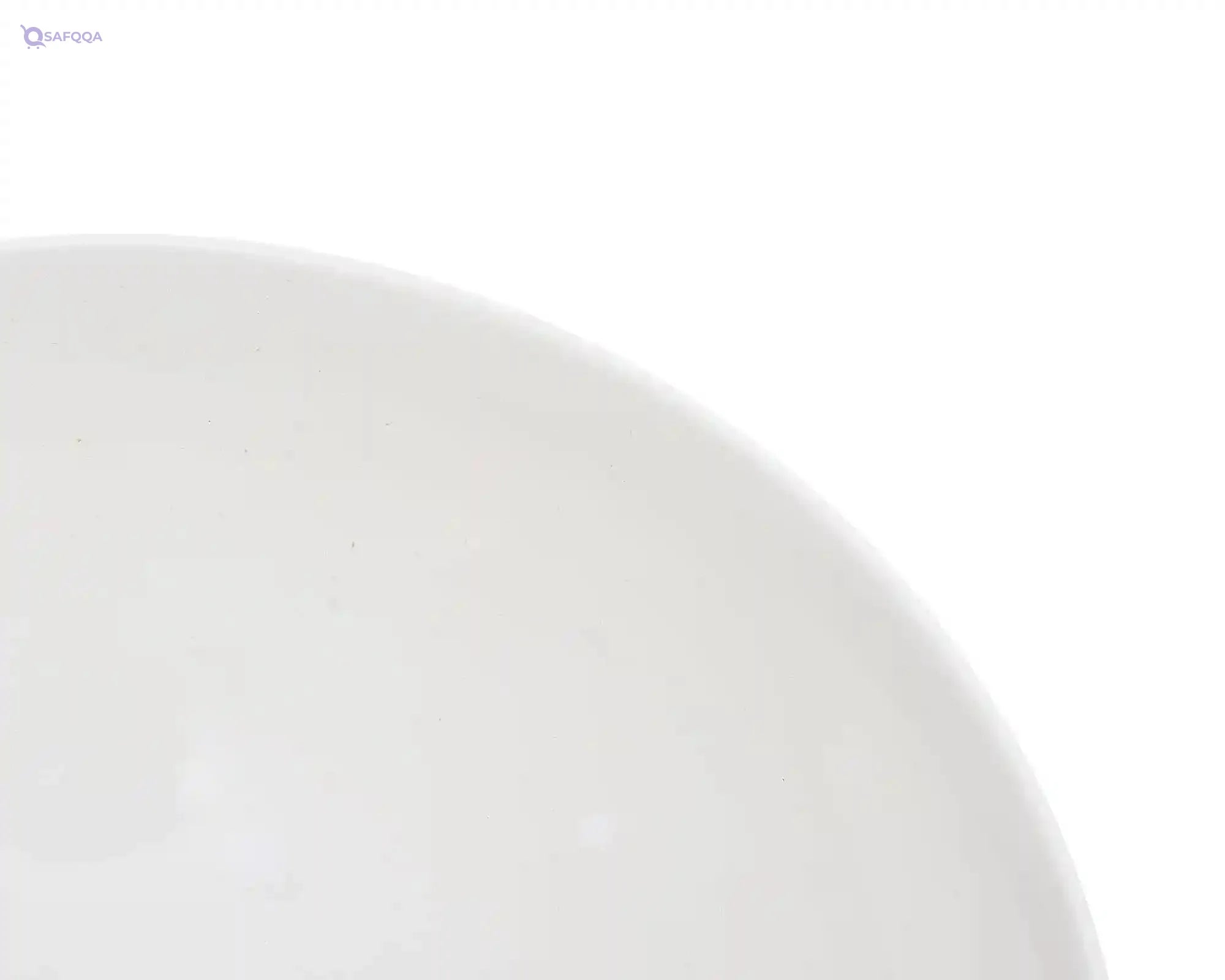 Rosa Porcelain Ribbed Bowl, 26 cm Size - Safqqa