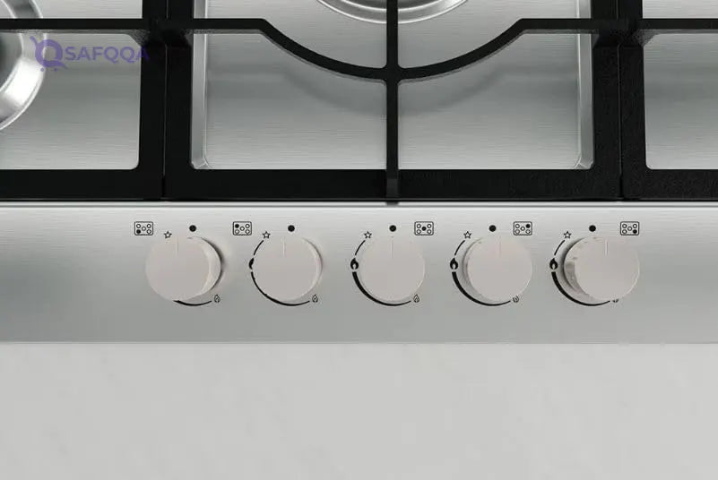 LG Built-In Gas Cooktop 90 cm with 5 Burners – Stainless Steel - Safqqa