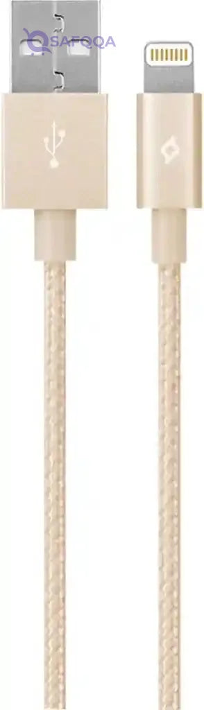 TTEC 2DKM02A ALUMICABLE MFI LIGHTNING TO USB DATA CABLE, 120 CM - GOLD - Safqqa Egypt