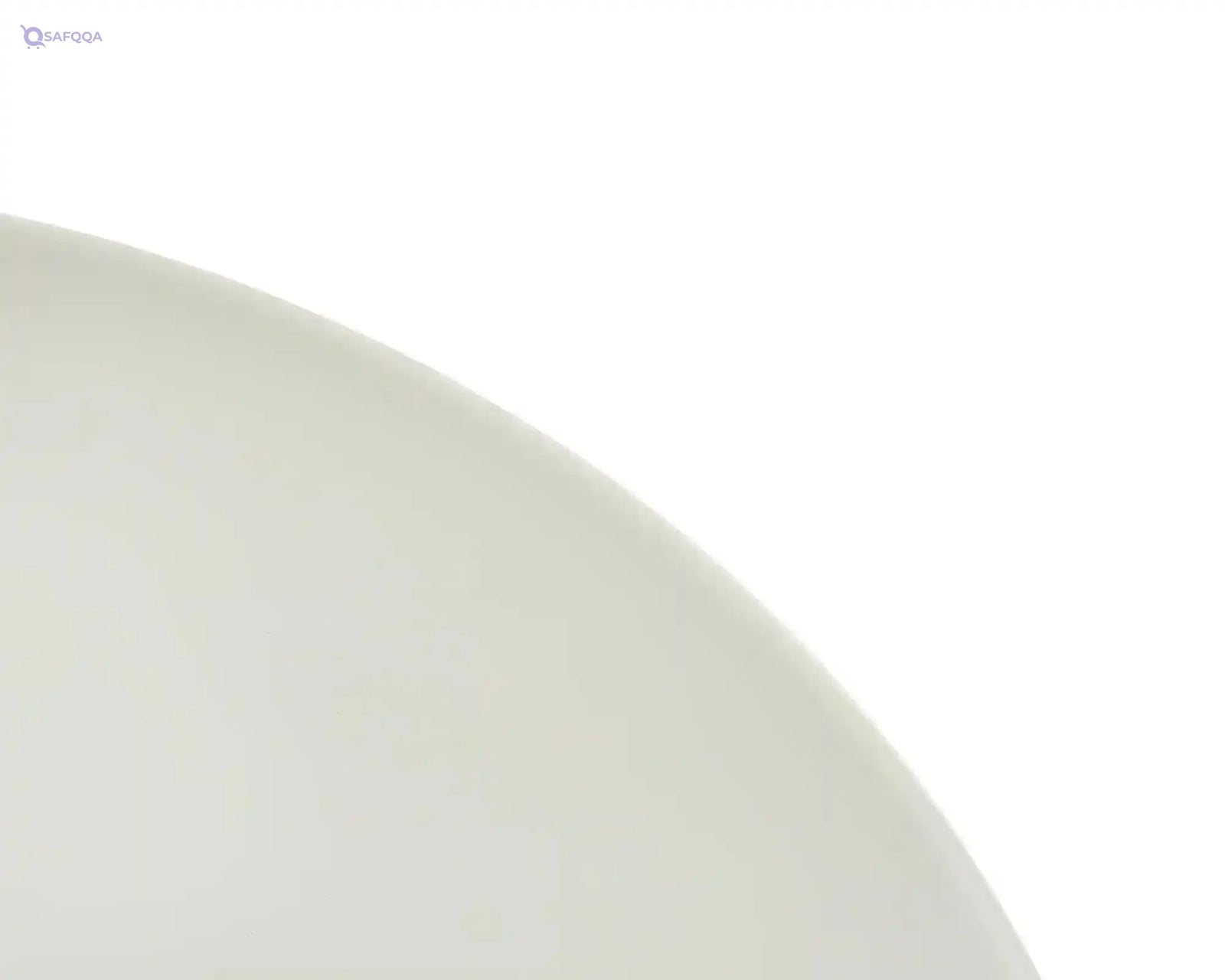 Rosa FM Plain Fruit Serving Plate, White - Safqqa