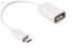 Keendex KX1760 Micro USB Male to USB 2.0 Female OTG Adapter Cable - Safqqa