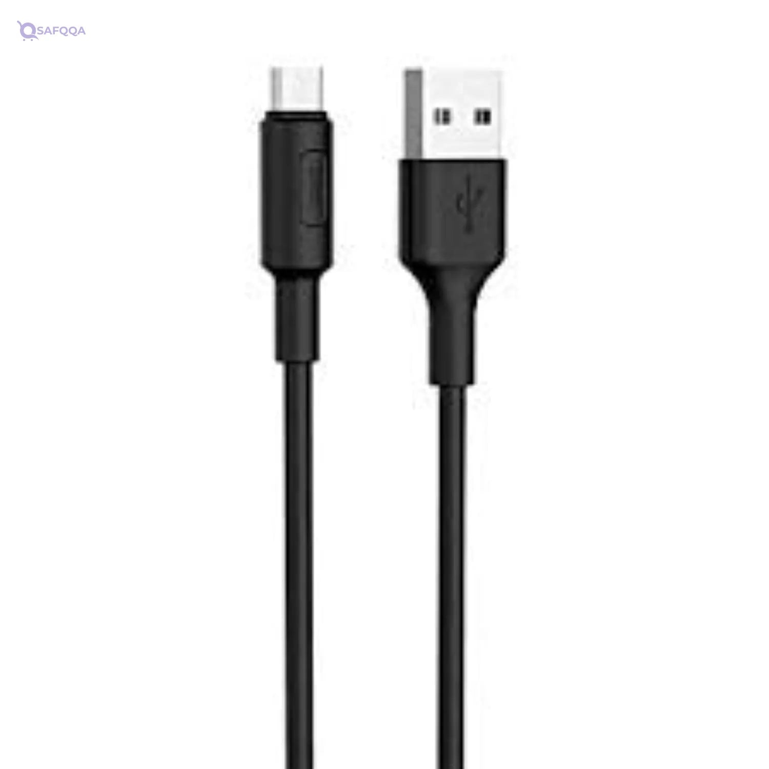 Hoco Charging And Data Transfer Cable Suitable For Micro Devices,1 meter, black - Safqqa