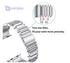 Watch band 42mm 44mm , stainless steel metal wristband strap bracelet for apple watch band 42mm44mm series 5 series 4 iwatch bands (silver - Safqqa