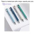 SAFWEL Gel Ink Pen Retractable Pen with Comfortable Grip Barrel Smooth Flowing Ink 0.5mm Black Ink for School Office Home (Color : Beige) - Safqqa
