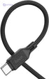 Hoco X90 - Cool Silicone Fast Charging And Data Transmittion Cable (60W - 20V- 3A - 1M), USB-C To USB-C Plug, Compatible With Samsung Huawei Xiaomi Oppo - Black - Safqqa Egypt