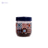 Herevin Mosaic Print Decorated Jar Set 3-Pieces, 425, 660 and 1000 ml Capacity, Blue - Safqqa