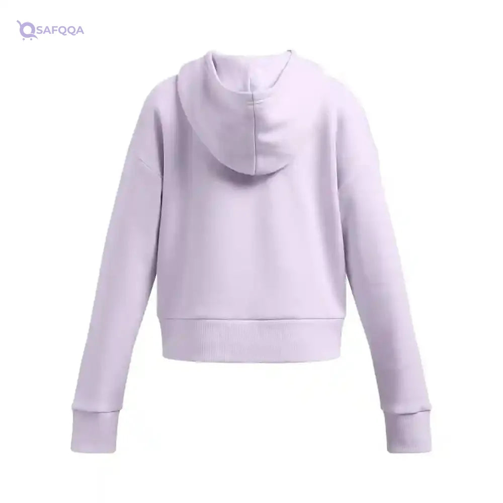 Under Armour girls Rival Fleece Crop Hoodie Hooded Sweatshirt - Safqqa Egypt
