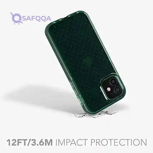 Tech21 Evo Check Anti-Microbial Case with 12ft Drop Protection for iPhone 12 & 12 Pro 5G - Safqqa