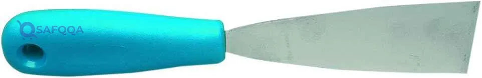 Maya Stainless Steel Spatula with PP Handle Stiff (40 mm) Blue 88042 - Safqqa Egypt