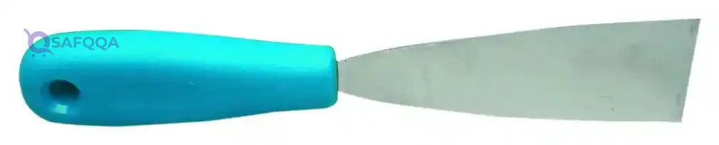 Maya Stainless Steel Spatula with PP Handle Stiff (40 mm) Blue 88042 - Safqqa Egypt