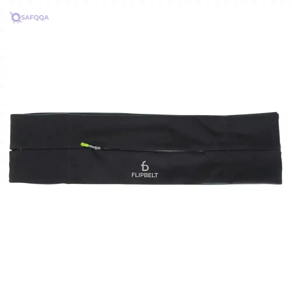 FlipBelt Black Zipper – Running & Workout Waist Belt - Safqqa