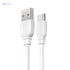 Remax rc-138m fast charging and data transmission lightning cable with 2.4a output 1000mm set of 2 pieces - white - Safqqa