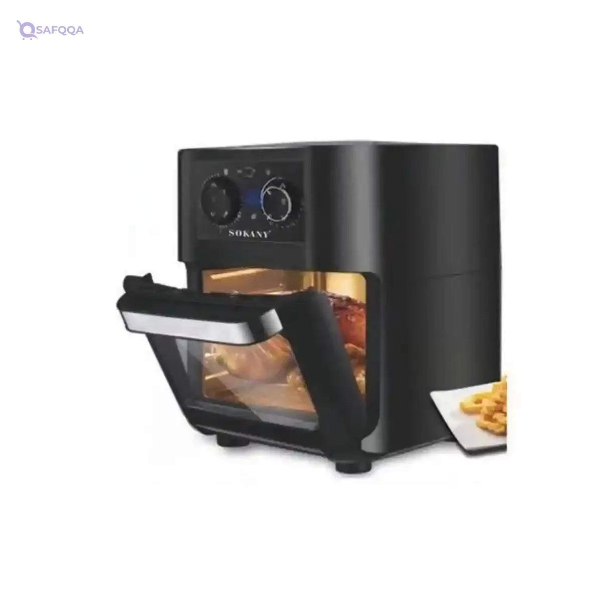 Sokany AF-003 Super Air Fryer 12L – 1700W Powerful Digital Air Fryer (Light Scratches) - Safqqa