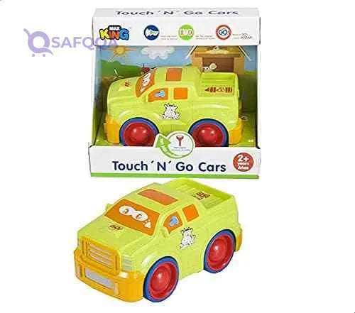 Max King 31504ABC Touch N Go Racers Car with Lights and Music - Green - Safqqa Egypt