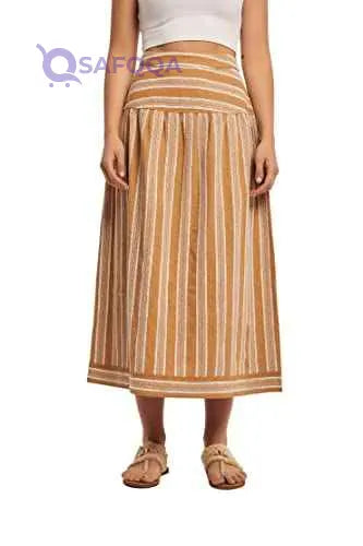 DALYDRESS Womens Fancy Full Embroidered Waist Fitted Skirt - Safqqa Egypt