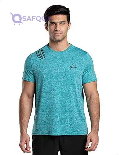 Magma Round-Neck Short-Sleeve Regular Fit T-shirt for Men XS - Safqqa Egypt