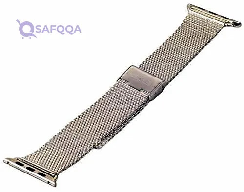 Generic For Apple Watch 42mm - Replacement Stainless Steel Watch Band - Silver - Safqqa