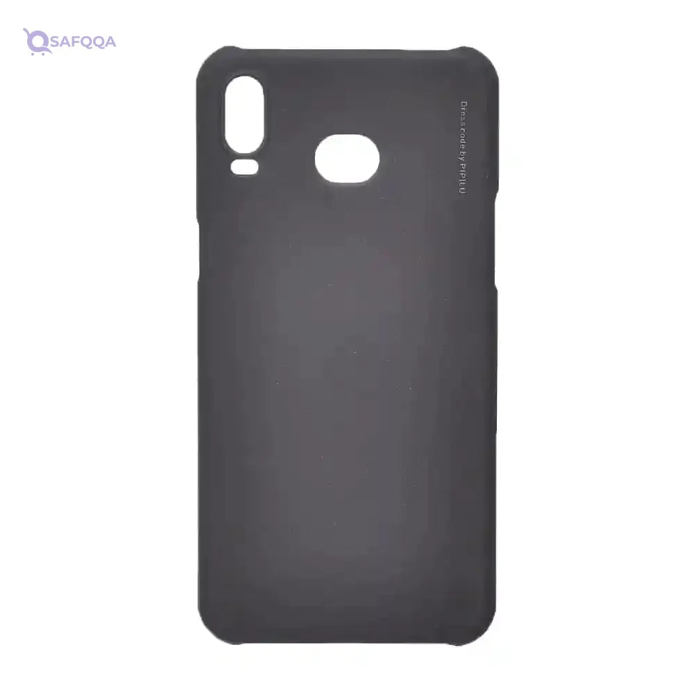 Generic X-Level Metal Phone Fully Protection Back Cover With Metallic Design For Samsung Galaxy A6s 6.0 Inch - Black - Safqqa Egypt