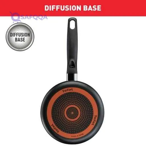 TEFAL G6 Super Cook 18 cm Saucepan with Lid | Non stick | Black - Safqqa
